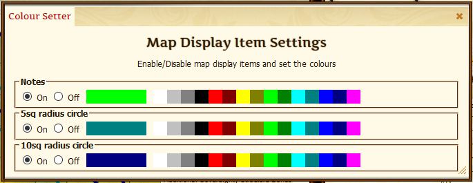 Map Display Utilities